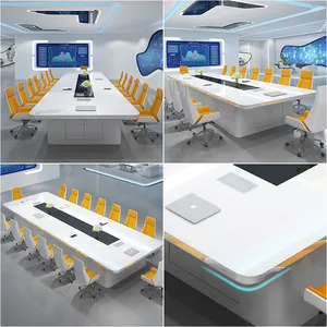 Commercial Meeting Room Boardroom Table Executive 8 10 12 20 Seater Person Office Furniture Custom Conference Table