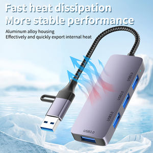 Xput <span class=keywords><strong>4</strong></span>-портовый USB-3,0 и док-станция Type-C многопортовый адаптер с <span class=keywords><strong>4</strong></span> портами USB 3,0 для MacBook <span class=keywords><strong>Pro</strong></span> Air iPad - Product Image 5