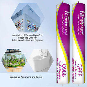 590ml Antibactérien Haute Température Transparent Colle Étanche pour Carreaux de Salle de Bain Cuisine <span class=keywords><strong>Matériaux</strong></span> de Construction Mastic Adhésif - Product Image 5