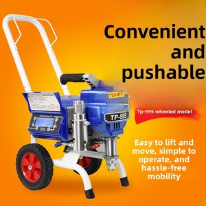 Machine de pulvérisation de <span class=keywords><strong>peinture</strong></span> sans air haute pression TUGPT 595 haute puissance <span class=keywords><strong>pour</strong></span> revêtement imperméable des structures en acier et <span class=keywords><strong>peinture</strong></span> au latex - Product Image 4