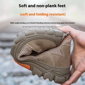 Zapatos de <span class=keywords><strong>Seguridad</strong></span> LUQUAN para Hombre y Mujer, Estilo Verano, Sin Cordones, Transpirables, Anti-aplastamiento y Anti-pinchazos, para el Trabajo - Product Image 2