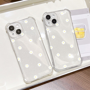 INS-style fresh floral phone case for iPhone 17 Pro Max, soft case for iPhone 14/15, fully covered case for iPhone 13/12 - Product Image 2