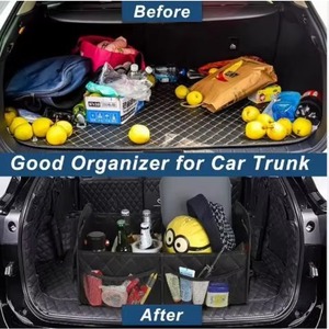 Bolsa de basura para coche, organizador de maletero, cajas de almacenamiento plegables para coche, bolsa de almacenamiento para coche (muestra gratuita) - Product Image 5