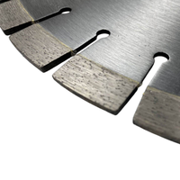 Lame de scie industrielle diamantée soudée haute fréquence de 12 pouces avec revêtement Ti pour la découpe de pavés, disque robuste pour utilisation humide/sèche