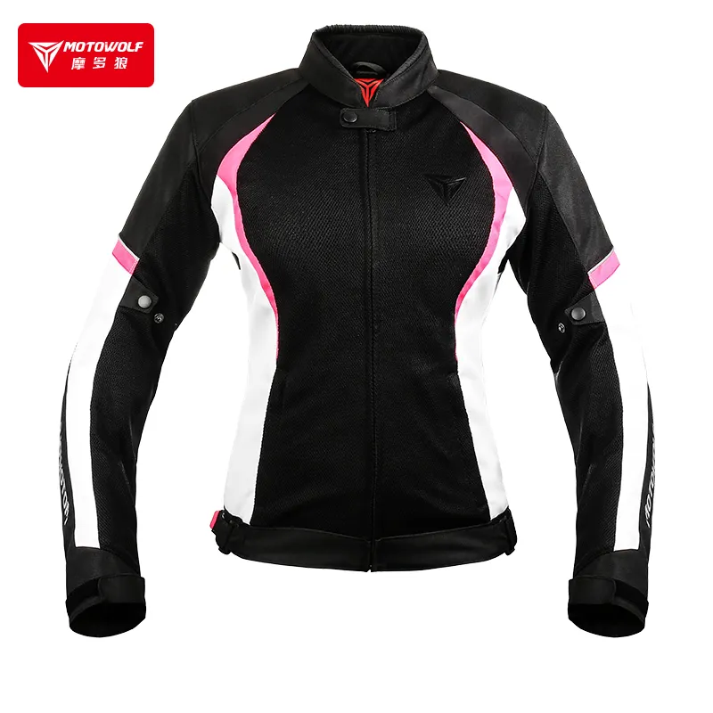 MOTOWOLF vêtements quatre saisons équipement de protection intégré moto tous temps moto moto moto moto veste d'équitation pour femmes