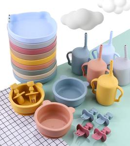 ชุดจานชามซิลิโคนแบบดูดสำหรับทารก<span class=keywords><strong>6</strong></span> + <span class=keywords><strong>เดือน</strong></span> - Product Image 1