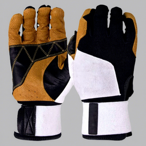 Gants de frappeur de baseball en cuir de haute qualité avec manchette longue en bambou, ajustement sportif respirant personnalisé, vente en gros - Product Image 1
