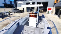 Bateau de pêche à console centrale en aluminium de marque commerciale de 6,25 m, navigation rapide et rames, à vendre
