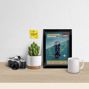 Modelo de Pista de Carreras W14 Hamilton, Escala 1:<span class=keywords><strong>32</strong></span>, Decoración para Sala de Estudio o Club, Cuadro Decorativo para Colgar - Product Image 5