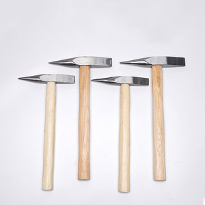 Marteau de dégivrage et de dégarnissage en acier OEM personnalisable avec manche en bois, pour soudure électrique et décapage de rouille, stock usine - Product Image 3