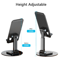 Vente chaude : Support stable et robuste à 360° °   Support de bureau mobile réglable en hauteur et en angle, pliable, pour table