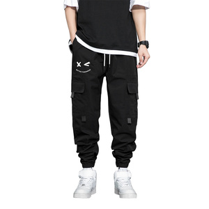 Pantalon Cargo Tactique Homme Style Décontracté Hip Hop avec Multiples Poches et Cordon de Serrage, Pantalon et Treillis Graphique Style Urbain - Product Image 2