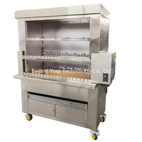 Oven Rotisserie Arang Komersial Rasa Arang Asli + Putar Otomatis: Picanha Lezat Sempurna Setiap Saat