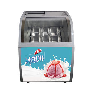 Nouveau Design Commercial Ice Cream Gelato Popsicle Cake Showcase Dessert Bakery Shop 220V Water Nuts Ice Cream Sirop Légumes - Product Image 2