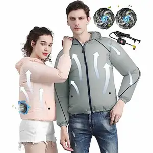 Cool Vest Cooling Fan Jacket Air Conditioner Jacket para homens Mulheres Cooling Vest para trabalhar atividades ao ar livre