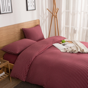 Bộ ga trải giường <span class=keywords><strong>4</strong></span> món chất liệu 100% cotton cao cấp, gồm ga trải giường và vỏ gối, dành cho giường Queen size - Product Image 2