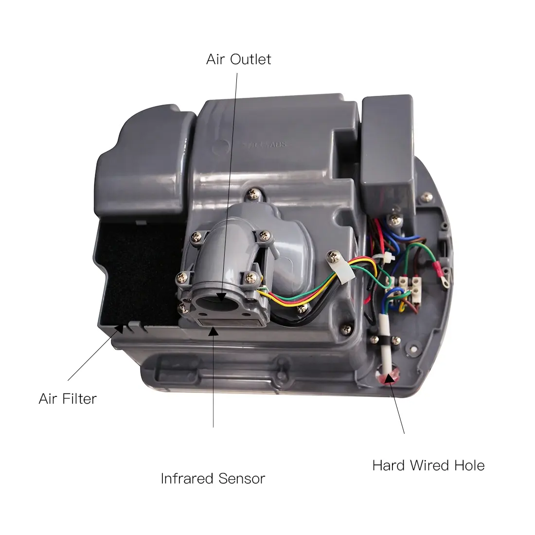 AK2830 304 paslanmaz çelik özel hava çıkışı tasarım otomatik yüksek hızlı elektrikli el kurutma makinesi tedarikçi fiyat