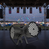 Projecteur PAR LED 3-en-1 160W en métal avec contrôleur DMX sans fil et programmes automatiques pour l'éclairage de scène d'événements DJ