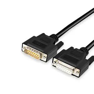 Câble RS232 personnalisé D-SUB <span class=keywords><strong>DB9</strong></span> DB15 DB25 DB50 avec isolation en caoutchouc pour ordinateurs et machines - Product Image 1