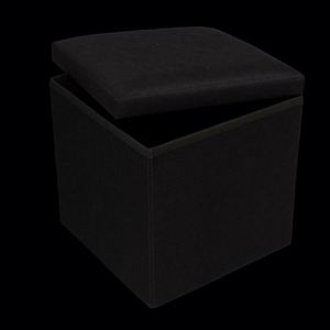 Modern Stool Living Room Furniture <b>Storage</b> Box Fabric Stainless Steel Bamboo Highest Quality Sample Available Stools Counter - Product Image 3