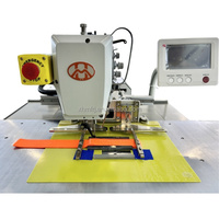 Nouvelle Machine à coudre industrielle à lit plat HUAMEI modèle de verrouillage automatique robuste sangle fronde égout aiguille unique Programmable