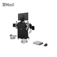 Conjunto completo de reparación de taller de coches, cambiador de neumáticos, equilibrador de ruedas, 4 postes, elevador de coche, equipo de alineación de ruedas 3D