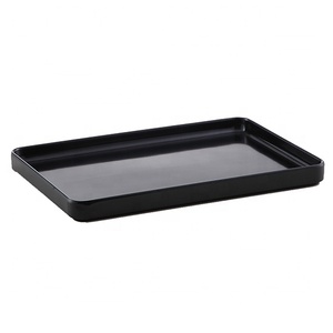 Wholesale Custom Color Plain Melamine Tray Plastic Melamine Serving Food Tray