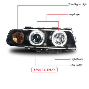 Phare avant LED modifié pour <span class=keywords><strong>BMW</strong></span> série 7, feu de voiture avec mise à jour, nouveau Style, 1995 1998, 728, 730, <span class=keywords><strong>735</strong></span>, 740 - Product Image 6