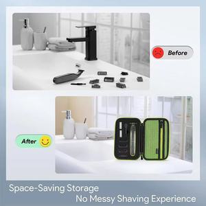 Estuche portátil de viaje duro para Micro Touch Solo/Braun Series XT5/King C. <span class=keywords><strong>Gillette</strong></span> Style Master Barba Trimmer Bolsa de almacenamiento - Product Image 2