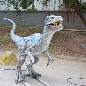 Dinosaurio Animatrónico de Fábrica, Dinosaurio Mecatrónico Velociraptor, Modelo de Dinosaurio Robótico Realista de Tamaño Natural, Modelos Animatrónicos - Product Image 1