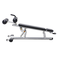 Banc Abdominal Réglable Robuste pour Sit-ups et Abdominaux, Planche de Musculation Inclinable pour Entraînement Abdominal et Core à Domicile