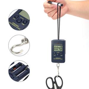 Báscula Digital Mini para Pesca, Equipaje, Viajes, con Gancho Electrónico para Colgar - Product Image 3