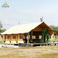 Tente de luxe, tente de luxe, Lodge écologique, Glamping, Safari