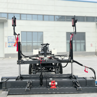 Machine à niveler au laser Boom avec portée de 6 m et rotation à 360 degrés pour le pavage des sols de entrepôts frigorifiques et de supermarchés