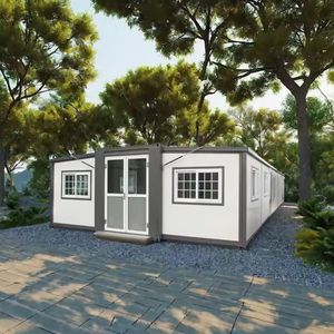 Villa plegable portátil prefabricada de 40 pies y 20 pies, casa móvil plegable, envío plegable, casa prefabricada extensible, 2 dormitorios - Product Image 5