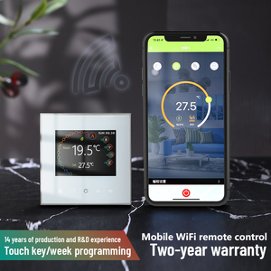 Controlador de Temperatura Inteligente para Calefacción por Suelo Radiante <span class=keywords><strong>BECA</strong></span> con WiFi, Pantalla Táctil LCD, Carga de 5A, Termostato de Pared para Caldera, Compatible con Alexa - Product Image 6