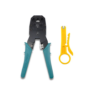 Penggong Network Wire Stripper Pliers 23x125x250mm High Carbon Steel For Computer Phone Cable Crimping - Product Image 2