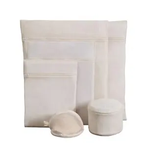 Vendita calda poliestere maglia Lingerie borsa hotel casa lavanderia lavaggio borsa borse ecologiche personalizzate da viaggio per lavatrici