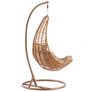 Silla de columpio de mimbre de huevo apilable, sillas de huevo mejoradas para interiores, silla de brazo de huevo - Product Image 6