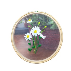 Pacchetto di materiale in tessuto fatto a mano per fiori e piante principiante per realizzare <span class=keywords><strong>punto</strong></span> <span class=keywords><strong>croce</strong></span>, Kit di ricamo 3D fai da te - Product Image 6