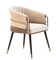 Chaise de salle à manger ergonomique haut de gamme en acier inoxydable moderne, fauteuils rembourrés en tissu velours, métal pour hôtel, vert orange