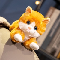 Simulation de chat en peluche Ragdoll Siamois Birman British Shorthair Chat Américain Exotique Shorthair Persan Animal en peluche Poupée Enfants