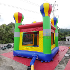 Château gonflable commercial pour enfants, château gonflable coloré en forme de montgolfière, structure gonflable en PVC pour sauter - Product Image 6