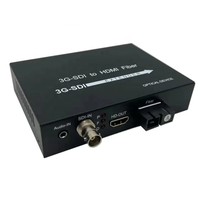 Extensor de Fibra Óptica 3G SDI, Conversor de Video HD1080P, Puerto IP FTTH de 1 Canal