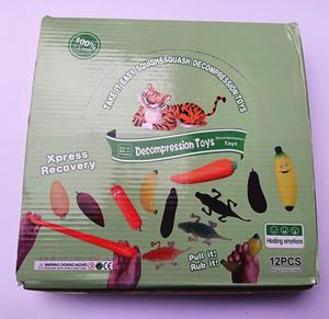 Juguete Antiestrés Deformable de Plástico Elástico Relleno de Arena con Forma de Plátano, Juguete Sensorial para Aliviar el Estrés - Product Image 5