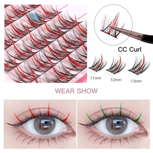 Extensiones de Pestañas Hechas a Mano <span class=keywords><strong>Foxy</strong></span> Eyes, Resistentes al Agua, Grupos Naturales Individuales para un Aspecto Esponjoso, Curvatura CC, 0.07mm, Pelo Sintético - Product Image 6