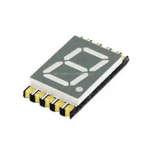 Jstronic 10mm di altezza 1 cifra smd 7 segmento display a led 0.39 pollici 3.1mm di spessore del pannello