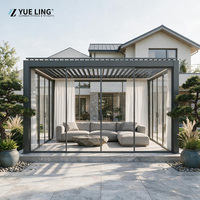 Pergola en aluminium à toit à lamelles Progola, taille personnalisée pour les entrepreneurs et les constructeurs, terrasse, jardin, pare-vent, protection solaire