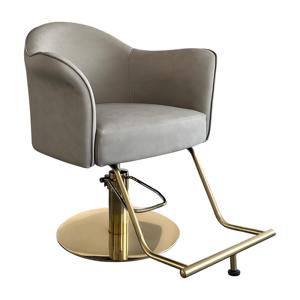Sillón de Barbería de Metal de Alta Gama, Giratorio <span class=keywords><strong>y</strong></span> con Elevación, Silla de Peluquería Profesional con Reposapiés para Barbería - Product Image 5
