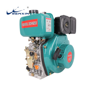 Motor Diésel Wenxin 178F de un Solo Cilindro y 4.5Hp para Uso Agrícola, Arranque Manual, Pistón Recíproco, Cuatro Tiempos, Ahorro de Energía - Product Image 1
